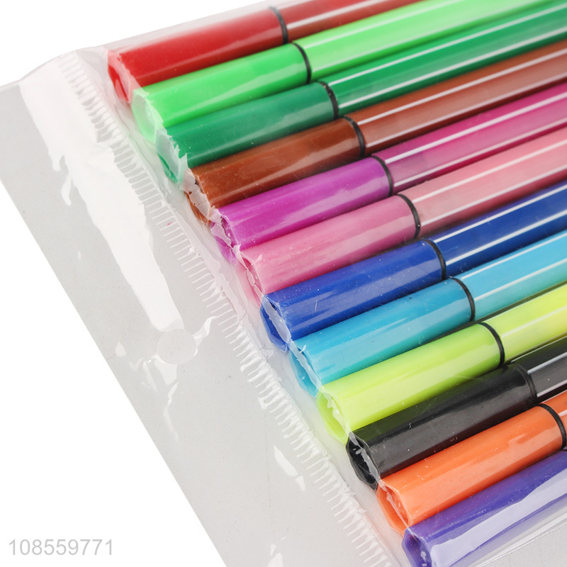 Wholesale 12 colors plastic watercolor pencil set for kids drawing