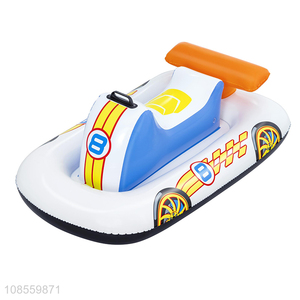Online wholesale car shape swim inflatable ride-ons toys for children