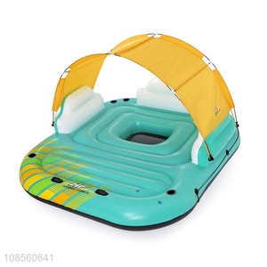 New style outdoor inflatable beach floating party island