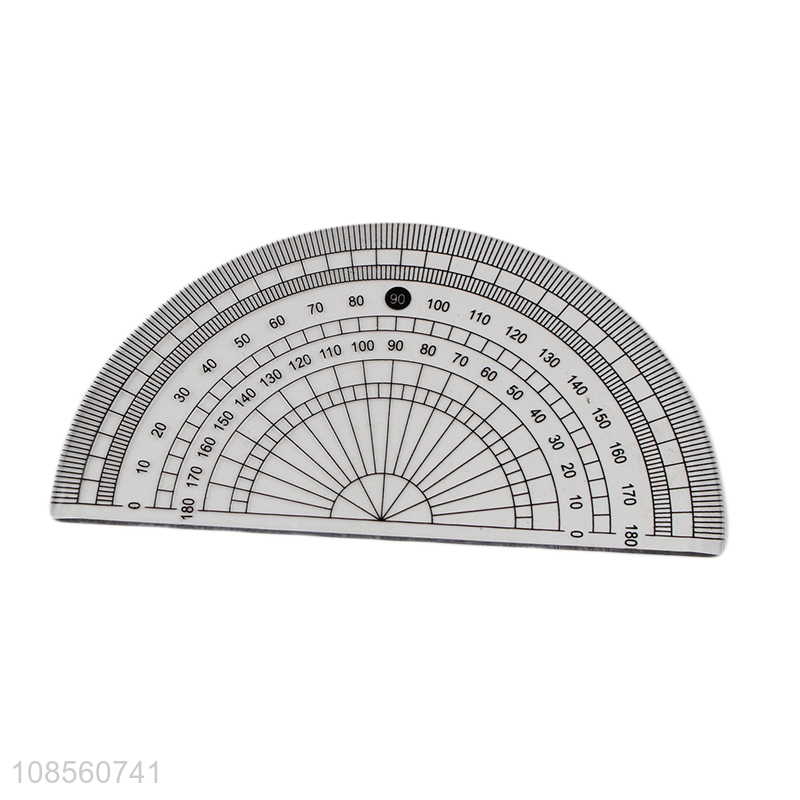 New product 4-piece set gemetric protractor triangle ruler set