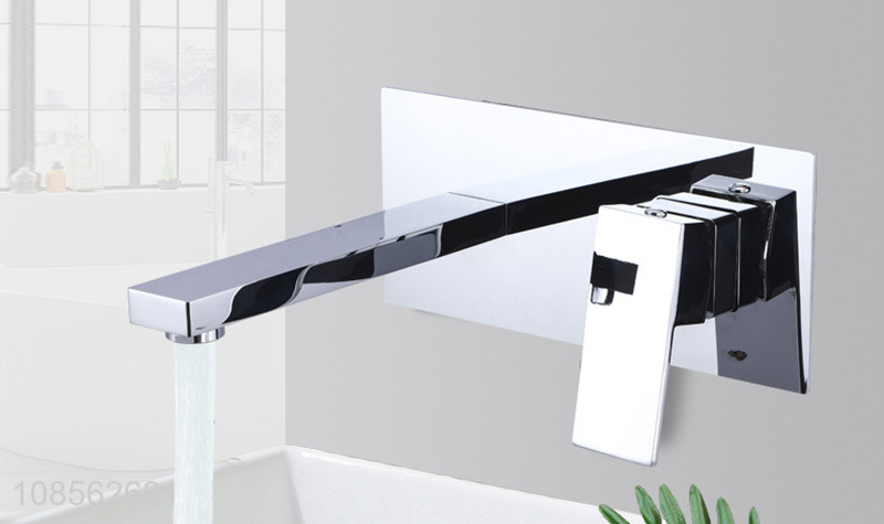 Low price waterfall wall-mounted basin faucet for sale