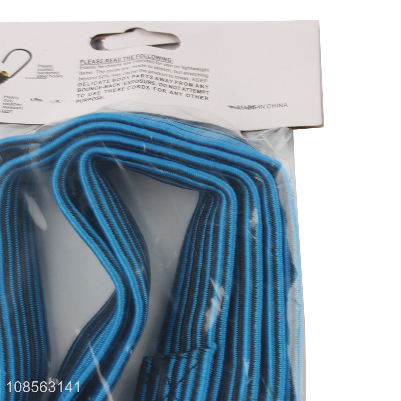 Good quality elastic bungee cord luggage strap with metal hook