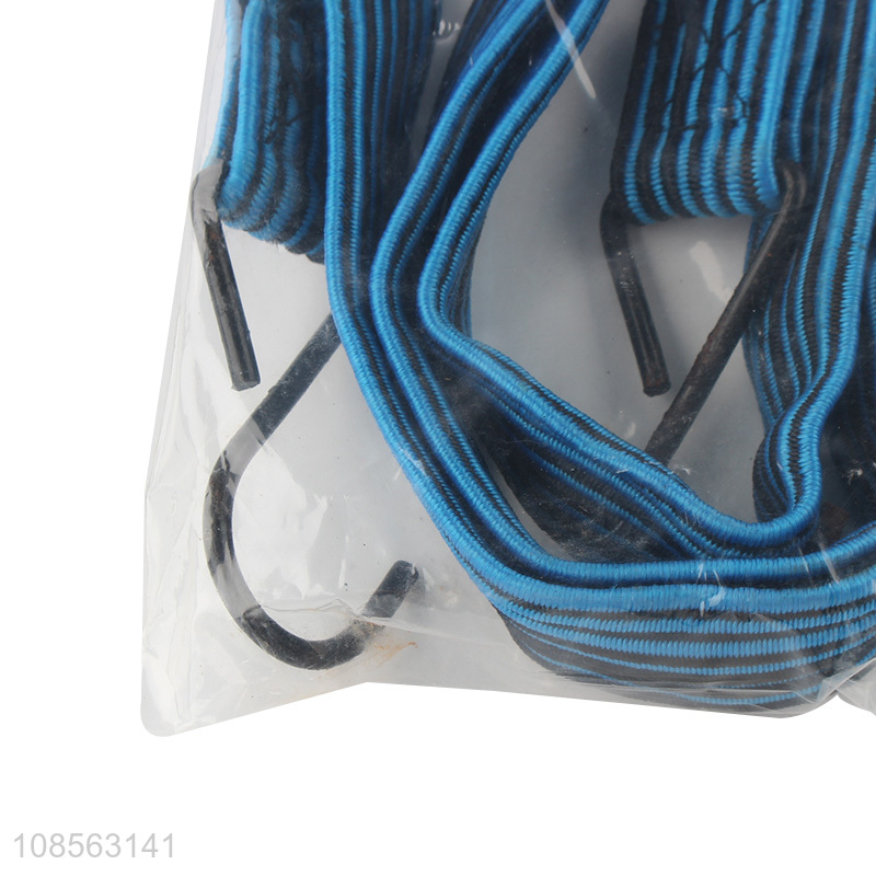 Good quality elastic bungee cord luggage strap with metal hook