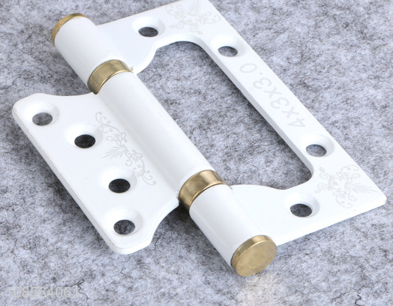 Wholesale 4 inch 430 stainless steel slotting free thickened door hinges
