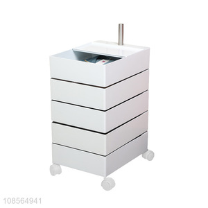 Wholesale 360 degree rotating storage cabinet movable bedside table