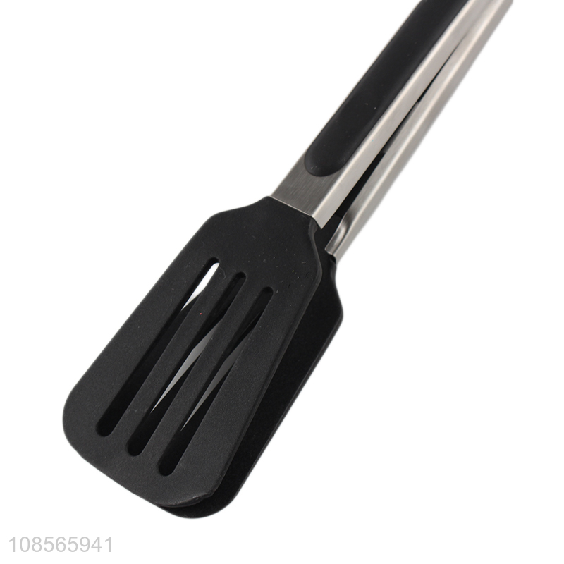 Wholesale food grade stainless steel kitchen serving tongs