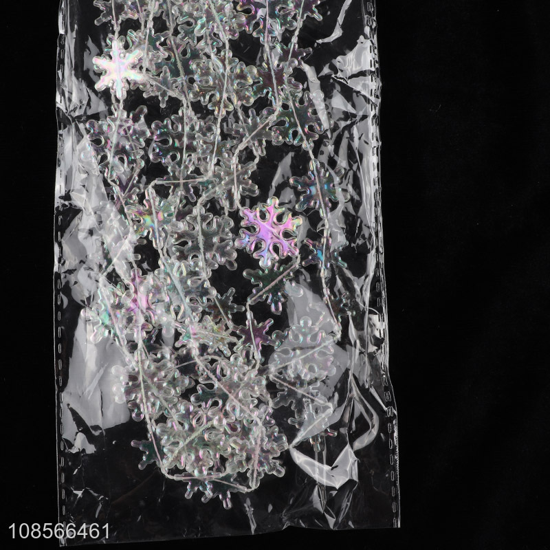 Popular products snowflakes shape christmas beaded chain curtain