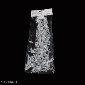 China wholesale party decoration transparent beaded chain curtain