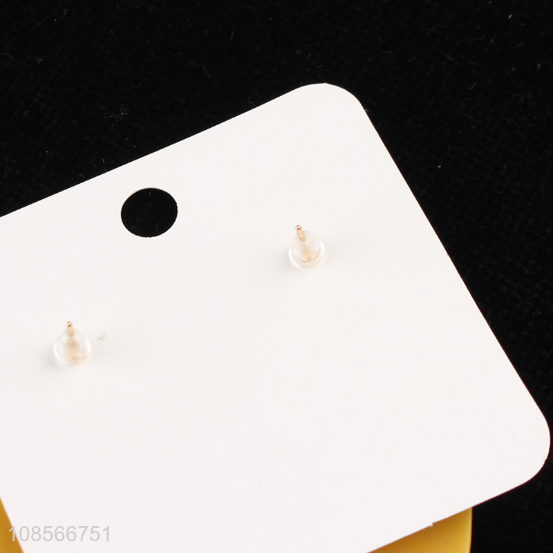 Hot selling floral acrylic earrings stud earrings for girls