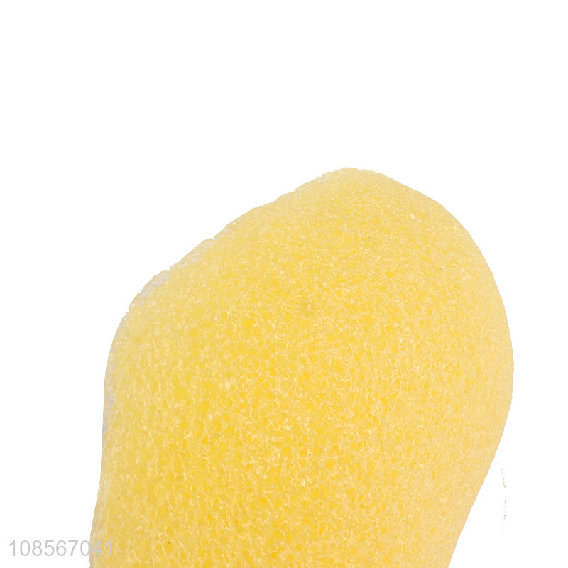 Low price heart shape soft facial cleansing konjac sponge