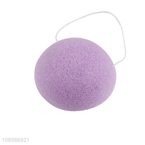 Good selling round skin care cleansing sponge wholesale