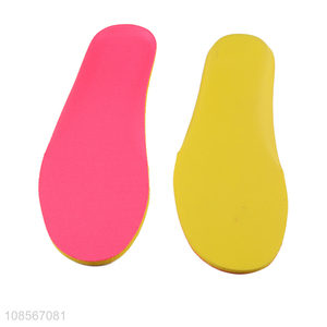Good quality colorful EVA insoles shock absorption insoles