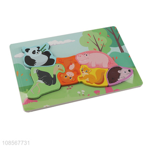 Online wholesale 3D animal jigsaw puzzle for kids toddlers