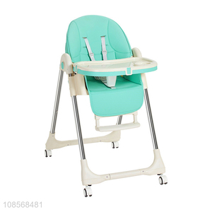 Wholesale folding baby booster seat infant dining chair with tray