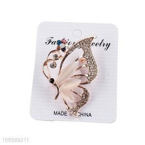Latest design butterfly brooch alloy brooch pin birthday gifts