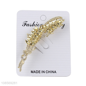 Hot selling exquisite elegant alloy wheat-ear brooch pin