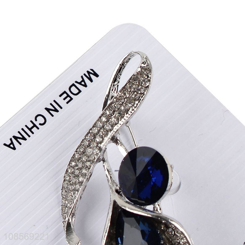 Hot product diamond calla lily alloy brooch pin for women