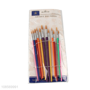 Top quality stationery artist brushes painting brushes for sale
