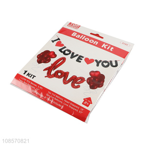 Factory price Valentine's Day love letter balloon kit for sale