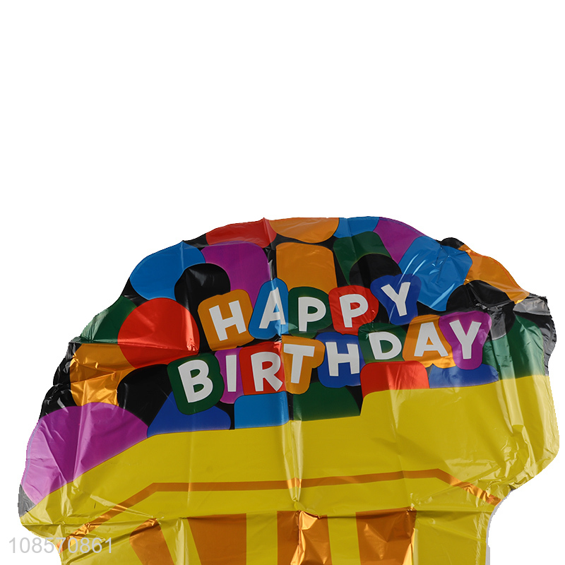 Factory price truck shape children birthday party foil balloon