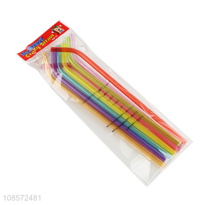 Good quality colourful disposable drinking straw juice straw