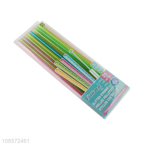 China products party supplies glitter straws drinking straw