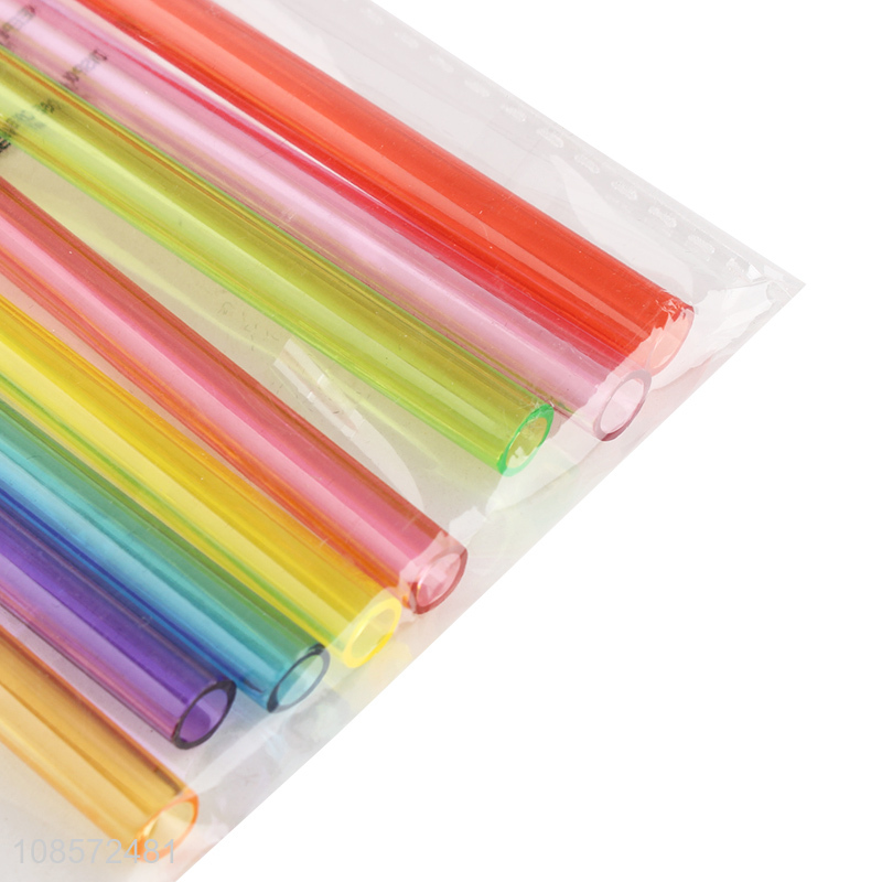Good quality colourful disposable drinking straw juice straw
