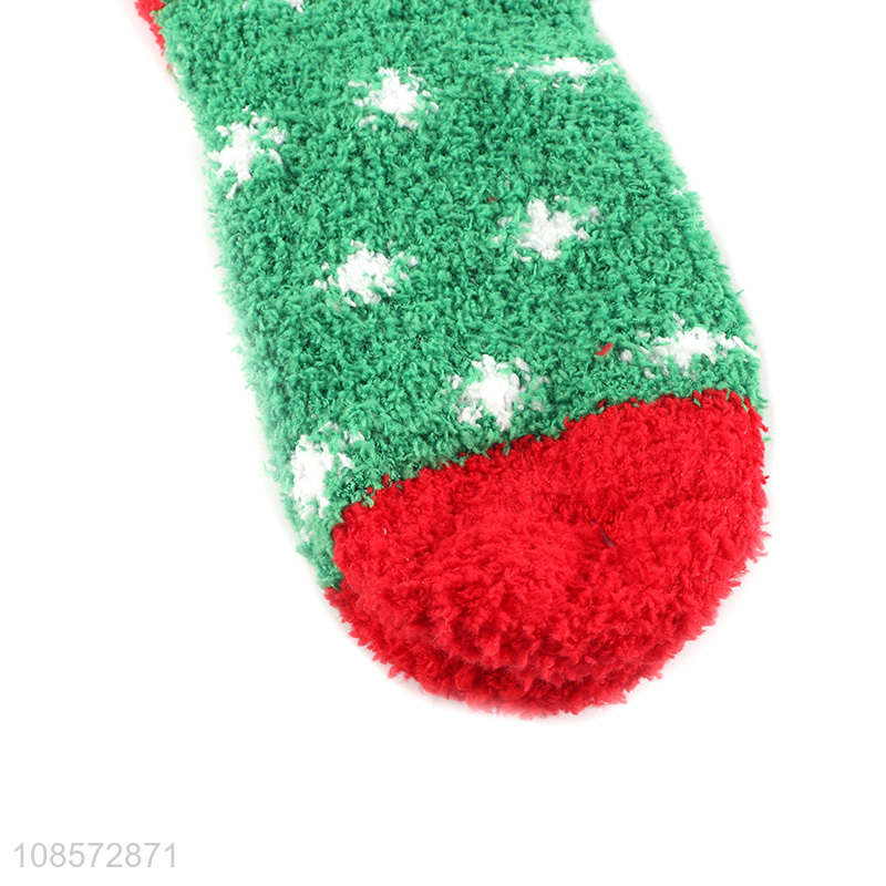 Hot products thickened Christmas stocking warm socks for sale