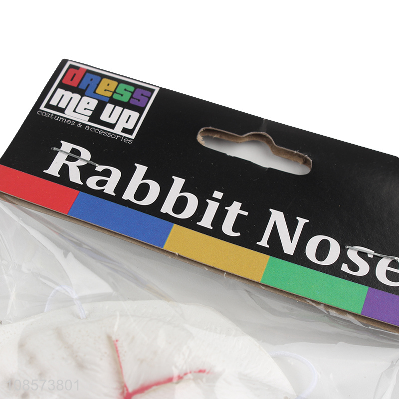 Top selling party supplies rabbit nose for facial decoration