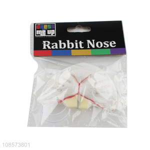 Top selling party supplies rabbit nose for facial decoration