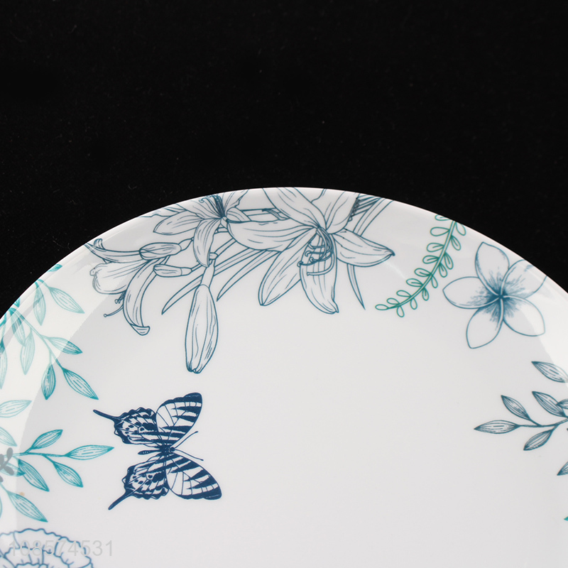 Top products round home restaurant dinnerware melamine plate