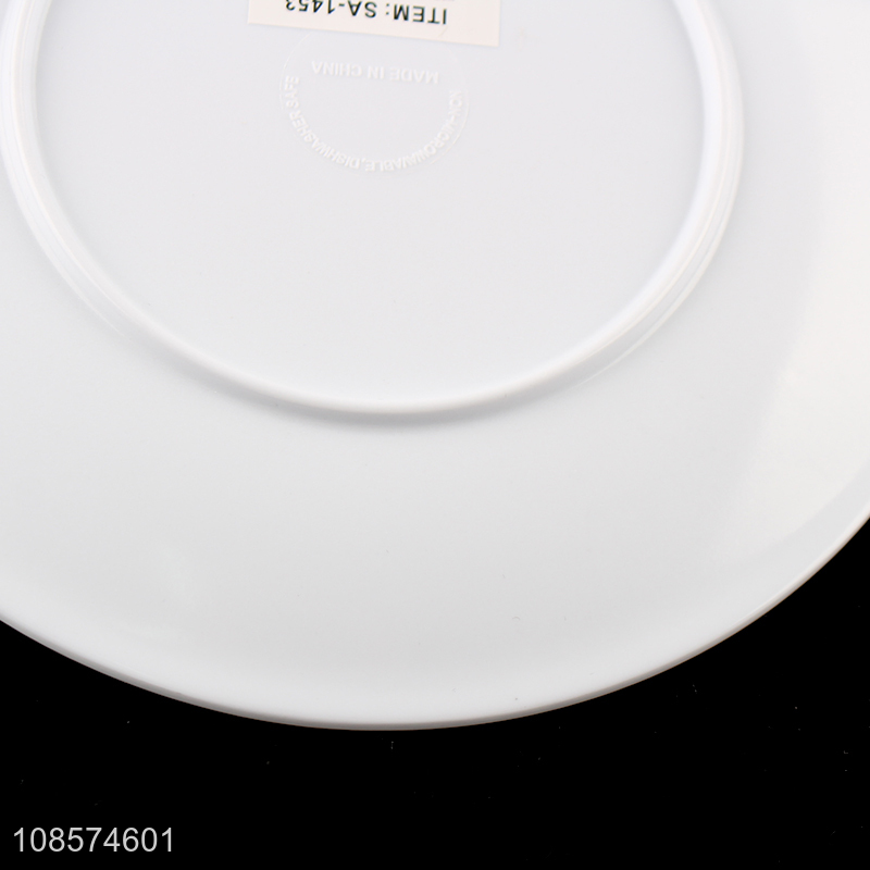 Online wholesale round home restaurant melamine plate dish