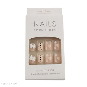 Online wholesale women cute <em>nail</em> decoration <em>fake</em> nails