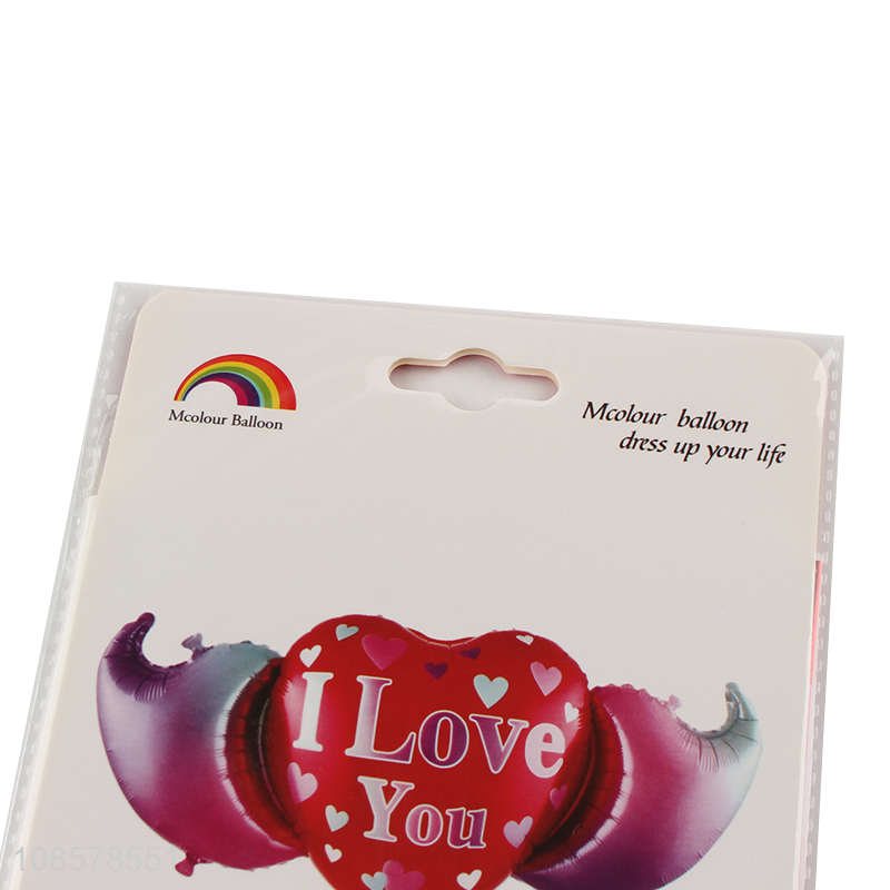 China products heart shape foil balloon for Valentine's Day
