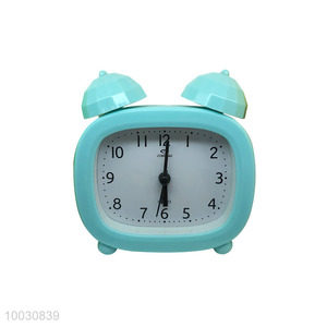 Wholesale Blue Plastic Table Clock/Alarm Clock
