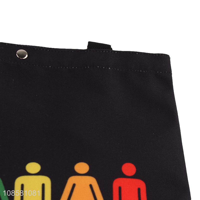 Online wholesale double-sided polyester handbag LGBT handbag