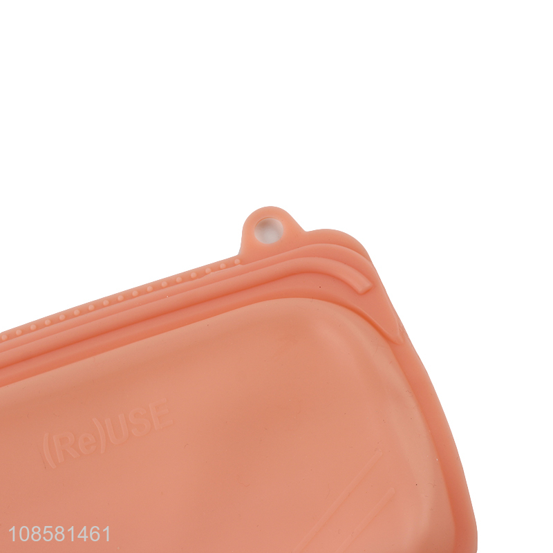 Wholesale waterproof silicone storage bag makeup cosmetic bag for travel