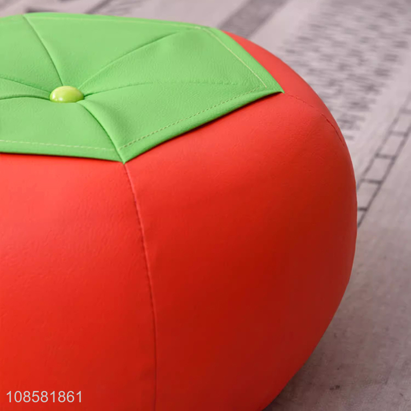Wholesale creative cute tomato shaped tea table stool kids' stools