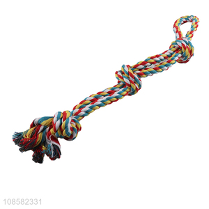 Hot selling interactive dog toy chew toy dog rope toy