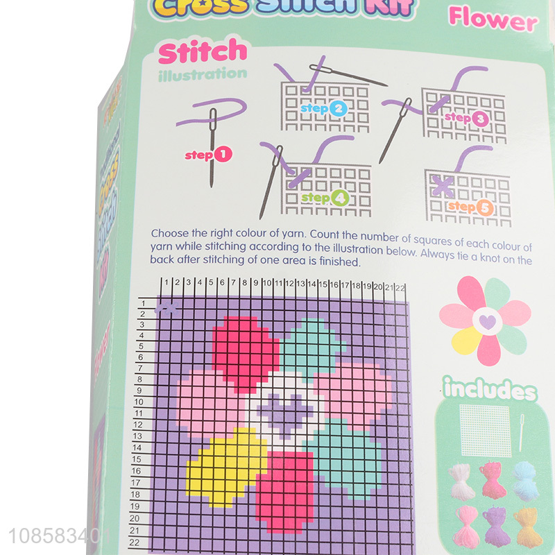Factory supply traditional cross stitch kit for adult and kids