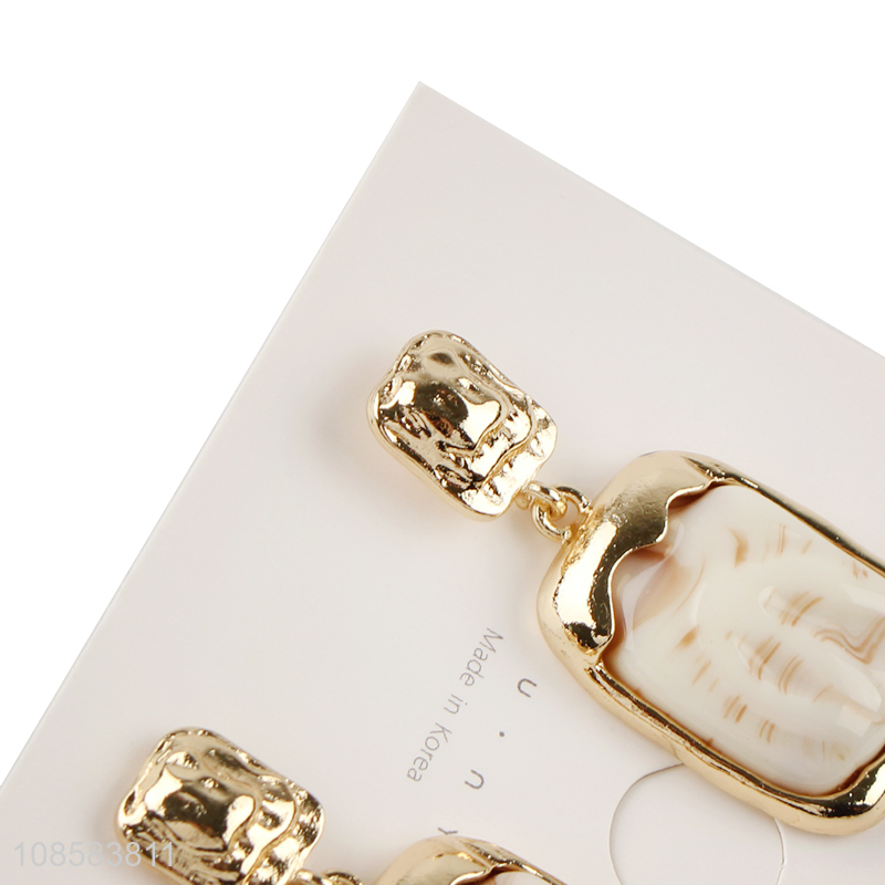 Top sale alloy women fashion earrings jewelry ear studs wholesale