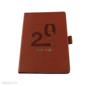 Top quality A5 school office pu leather notebook for stationery