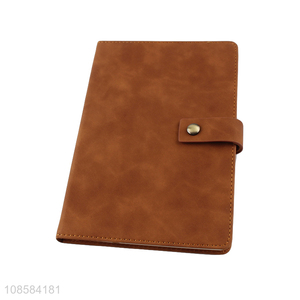 Hot selling pu leather cover notebook diary book for stationery
