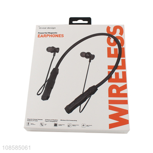 Hot selling powerful magnetic earphones wireless headset wholesale