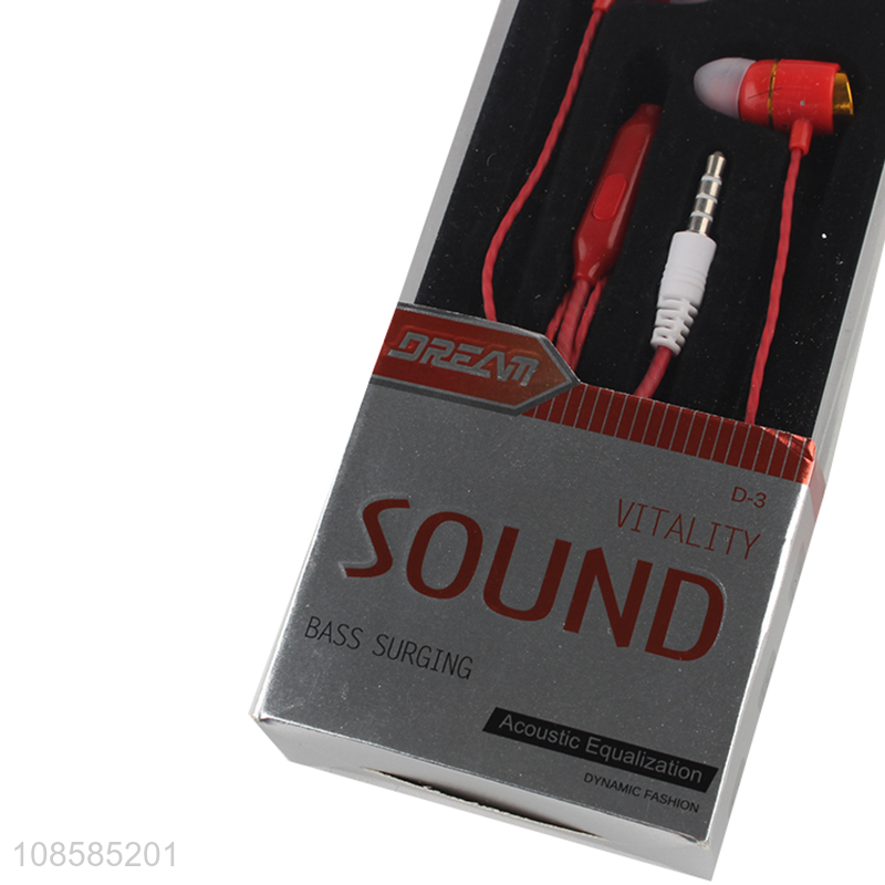 Most popular bass surging sound wired earphones for sale