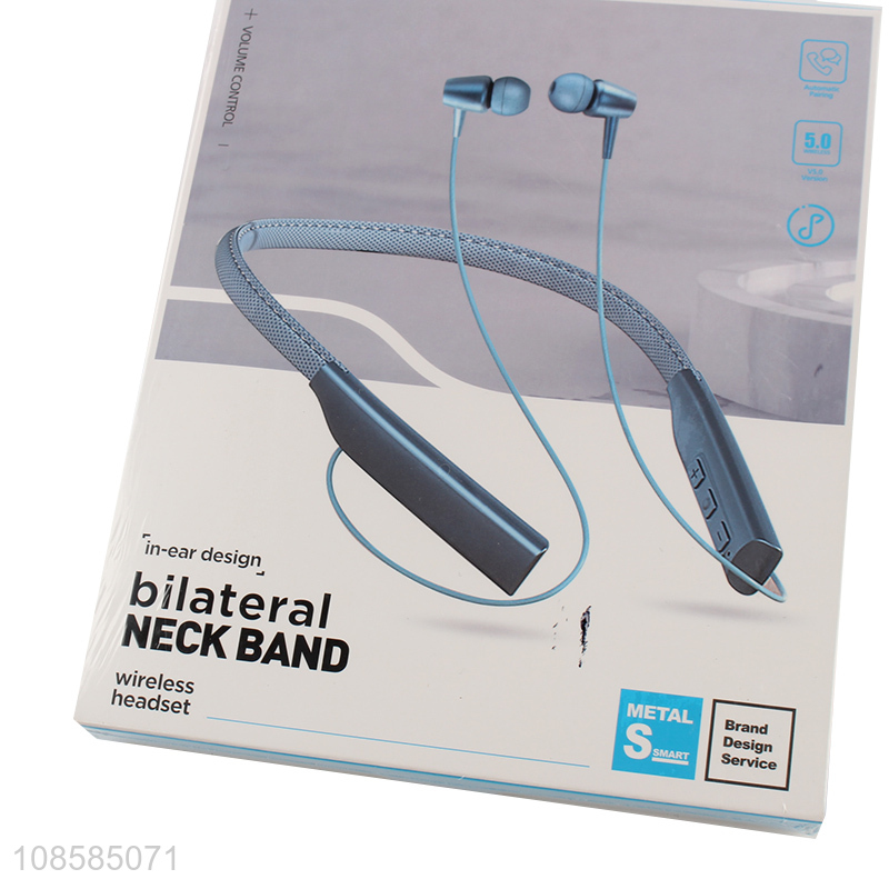 Popular products bilateral neck band wireless headset for sale