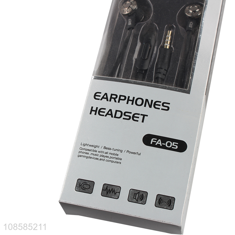 China wholesale powerful bass-tuning earphones headset