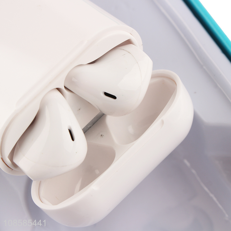 Best sale white portable wireless bluetooth headset earphones