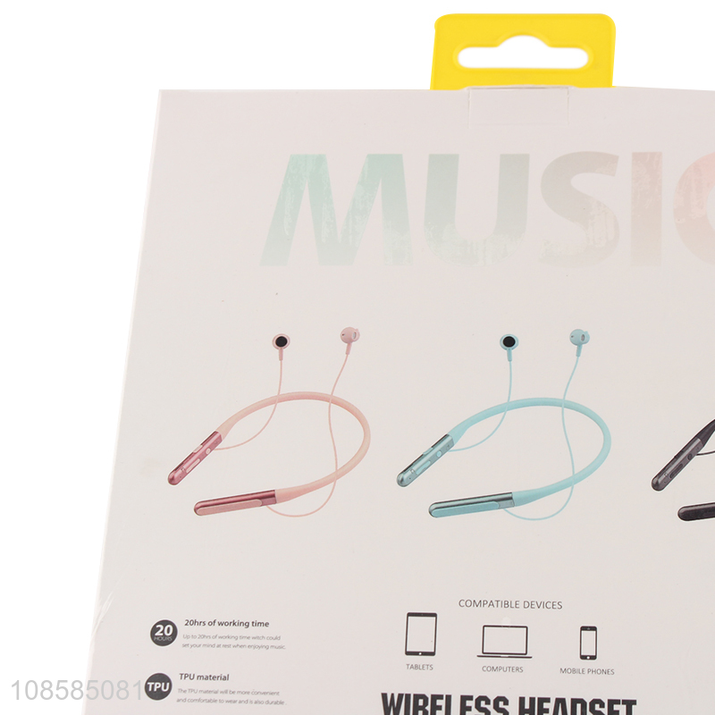 China factory portable neck band wireless headset for sale