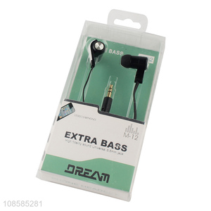 Latest products stereo earphones extra bass music earphones
